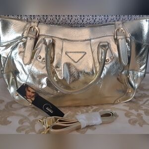 New With Tags Stylish Gold Women's Handbag🔥